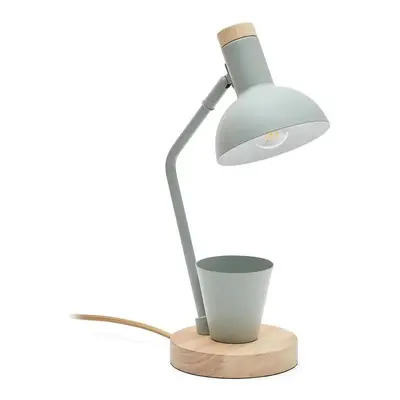 Stolní lampa v mentolové barvě s kovovým stínidlem (výška 37 cm) Katia – Kave Home