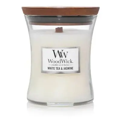 WoodWick White Tea & Jasmine vonná svíčka 275g