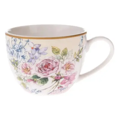 4dílná sada porcelánových šálků Roses, 90 ml