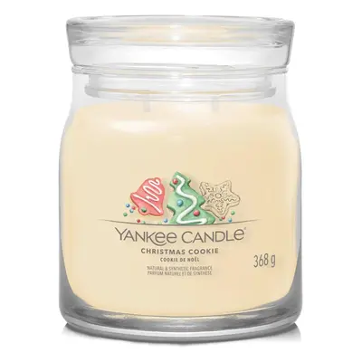 Yankee Candle vonná svíčka Signature ve skle střední Christmas Cookie 368g