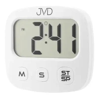 Bílá moderní digitální minutka JVD DM8208