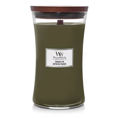 WoodWick vonná svíčka s dřevěným knotem velká Fraser Fir 609g