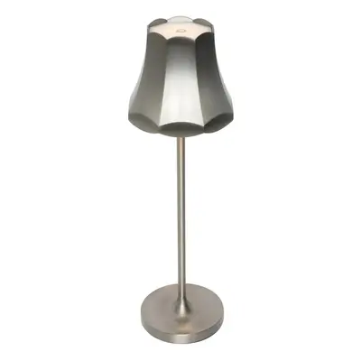 Retro stolní lampa gunmetal dobíjecí IP44 - Granny