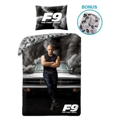 Bavlněné ložní povlečení Rychle a zběsile F9 - Fast & Furious 9 - 100% bavlna - 70 x 90 cm + 140