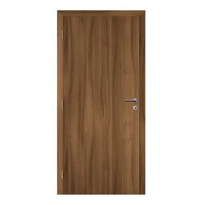 Solodoor Interiérové dveře 90 L, 950 × 1985 mm, fólie, levé, ořech královský, plné