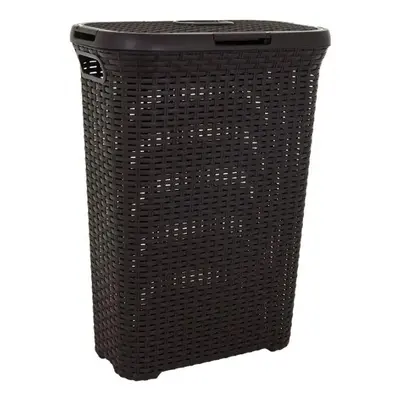 Koš na špinavé prádlo - CURVER RATTAN STYLE Objem: 40 l, Barva: hnědá