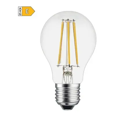 Diolamp LED Filament žárovka čirá A60 8W/230V/E27/6500K/1040Lm/360°