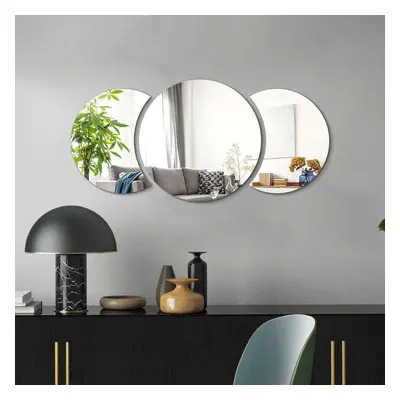 Samolepka na zeď 26x26 cm Half-moon Mirror – Ambiance