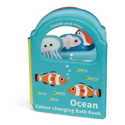 Interaktivní hračka Colour changing bath book Ocean – Rex London