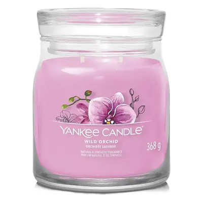 Yankee Candle vonná svíčka Signature ve skle střední Wild Orchid 368g