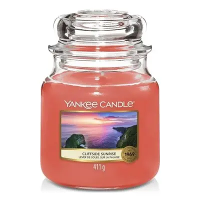 Yankee Candle vonná svíčka Classic ve skle střední Cliffside Sunrise 411 g