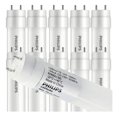 10x Philips LED trubice 16W - 120cm - 1600lm - 6500k - studená barva - SET