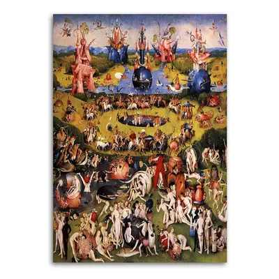 Gario Obraz na plátně Rajská zahrada - Hieronymus Bosch, reprodukce Rozměry: 40 x 60 cm