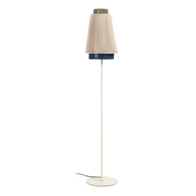 Stojací lampa s textilním stínidlem (výška 163 cm) Yuvia – Kave Home