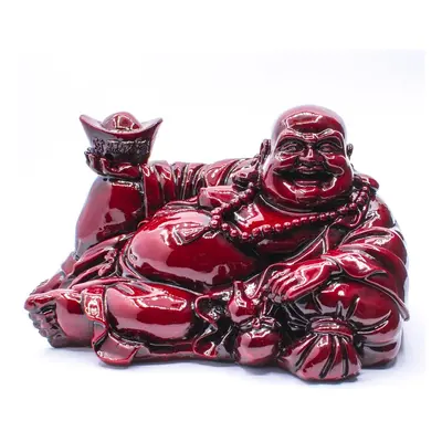 Milujeme Kameny Buddha bohatství ležící - soška Feng shui B6