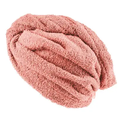 XPOSE® Froté turban na vlasy VERONA - lososový 30x75 cm