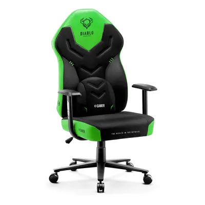 Herní židle Diablo X-Gamer 2.0 Normal Size: černo-zelená Diablochairs