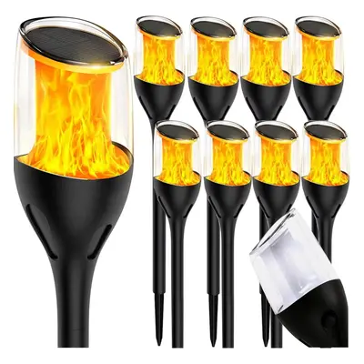 BERGE 8x Venkovní LED solární lampa TORCH - 65cm