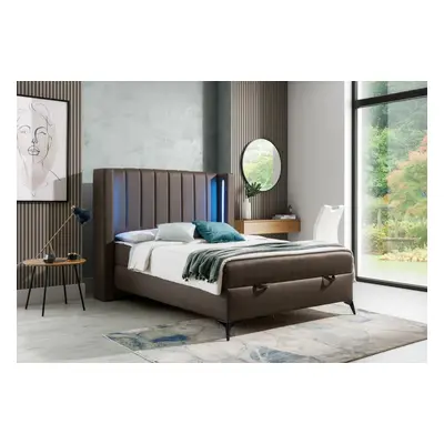 Expedo Čalouněná postel boxspring FABIA, 140x200, soft 72