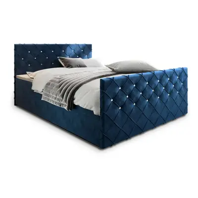 Expedo Čalouněná postel boxspring MINDY, 140x200, magic velvet 2216