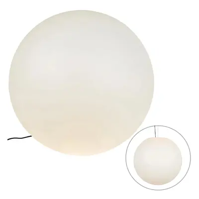 Moderní venkovní lampa bílá 77 cm IP44 - Nura