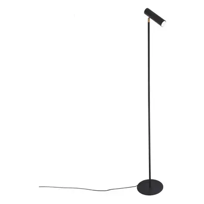 Černá stojací lampa SULION Milan, výška 150 cm