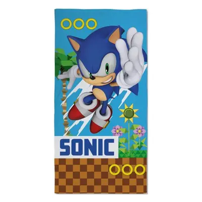 Vesna | Dětská osuška Ježek Sonic 70x140 cm