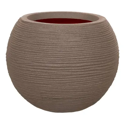 Capi Nature Rib NL Vase Ball Warm Taupe Ø 62 cm / V 48 cm