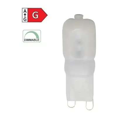 Diolamp SMD LED Capsule matná 3W/G9/230V/3000K/200Lm/360°/Dim