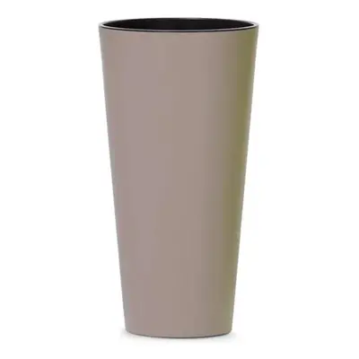 PROSPERPLAST Květináč - TUBUS SLIM Průměr: 40 cm, Barva: mocca