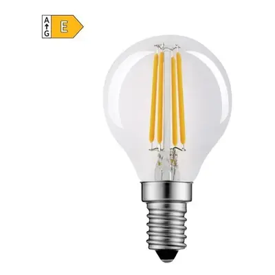 Diolamp LED Filament Mini Globe žárovka čirá G45 6W/230V/E14/4000K/770Lm/360°