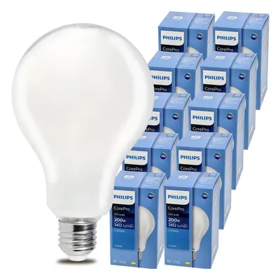 10x LED žárovka Philips E27 - 23W - 3452lm - 6500k Corepro Premium - SET