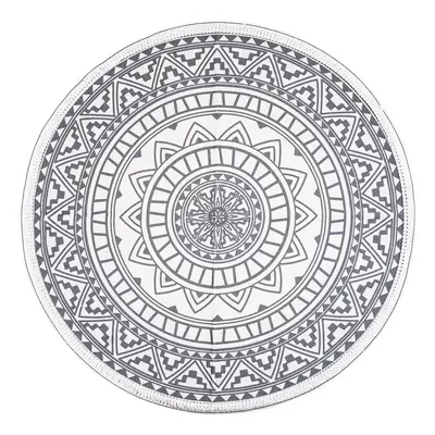 Dakls Kusový koberec Mandala šedá, 82 cm