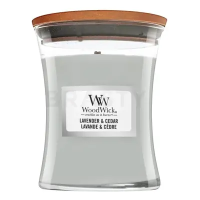 WoodWick Lavender & Cedar vonná svíčka 275g