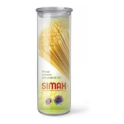 Simax 5132 skleněná dóza s plastovým víčkem, 1,8 l