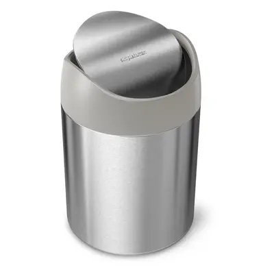 Simplehuman Mini odpadkový koš na stůl, 1,5 l, kartáčovaná nerez ocel, CW2084