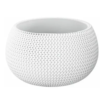 PROSPERPLAST Květináč - SPLOFY BOWL Průměr: 37 cm, Barva: bílá