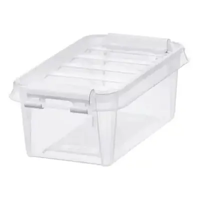 SmartStore Úložný box s bílými klipy Classic, 0,3 l, 0,3 l