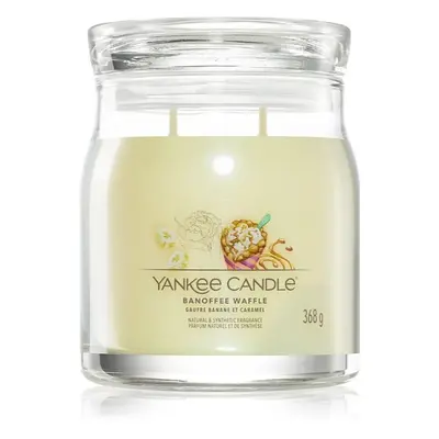 Yankee Candle Signature střední svíčka Banoffee Waffle 368g