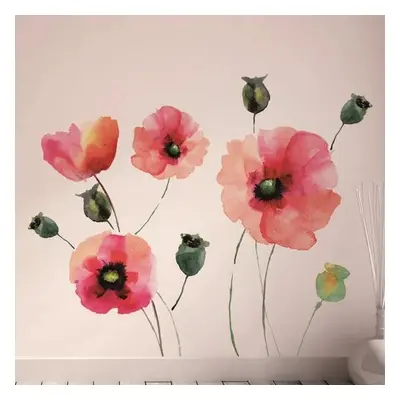 AS-rovi Crearreda WA XXL Watercolour Poppies 81003 Akvarel vlčí máky