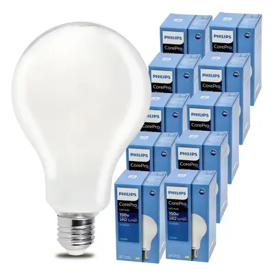 10x LED žárovka Philips E27 - 17,5W - 2452lm - 6000k Corepro Premium