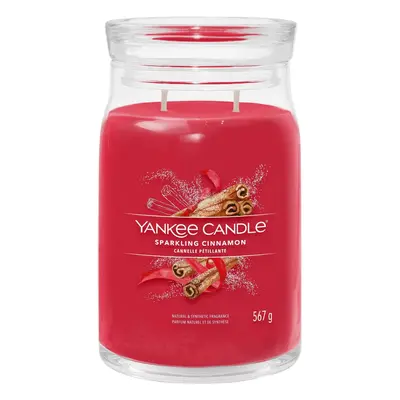 Yankee Candle Sparkling Cinnamon velká vonná svíčka 567g