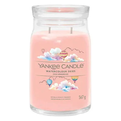 Yankee Candle vonná svíčka Signature ve skle velká Watercolour Skies 567g