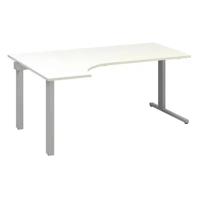 Ergonomický stůl ProOffice C 180 x 120 cm, levý, bílá