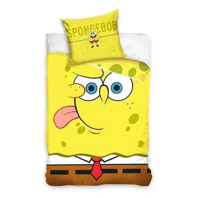 CARBOTEX Dětské povlečení Sponge Bob Emoji, 140 x 200, 70 x 90 cm