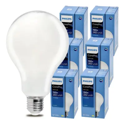 6x LED žárovka Philips E27 - 17,5W - 2452lm - 6000k Corepro Premium