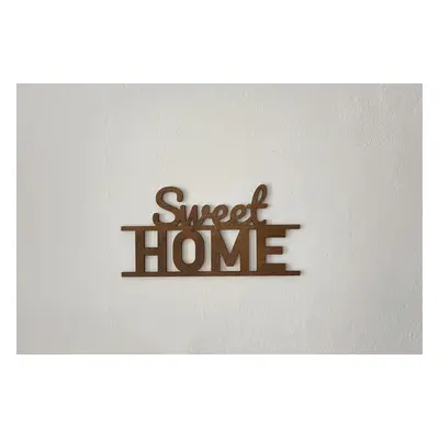 Lepy.cz Dřevěná dekorace na zeď Sweet home Velikost (šířka x výška): 40x20cm, Barevná varianta: 