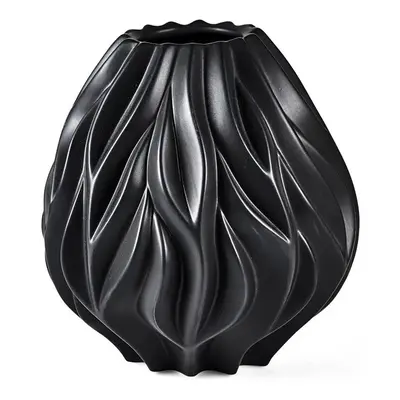 Morsø Porcelánová váza Flame 23 cm Black