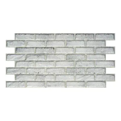 Wall Art Decor, PVC obkladové 3D panely Cihla světlá