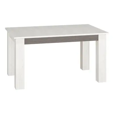 ML FURNITURE Jídelní stůl rozkládací - BLANCO 33, 101/141/181x89, sněžná borovice/new grey